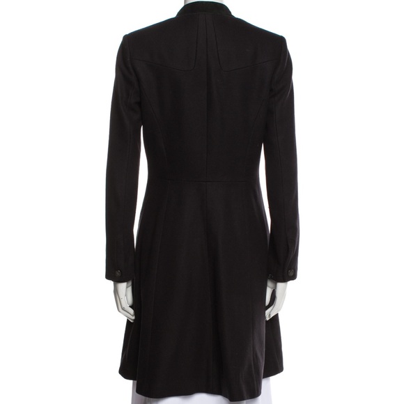 🔥🔥🔥 Rag & Bone Black Wool Lamb leather Jacket Coat - Picture 3 of 16